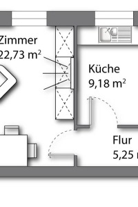 Wohnung vom Typ 1